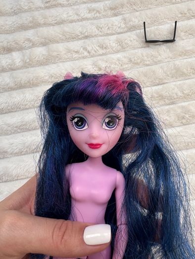 Hasbro 2017 My Little Pony Equestria Girls Twilight Sparkle nude approx. 27 cm. Used Please see photos