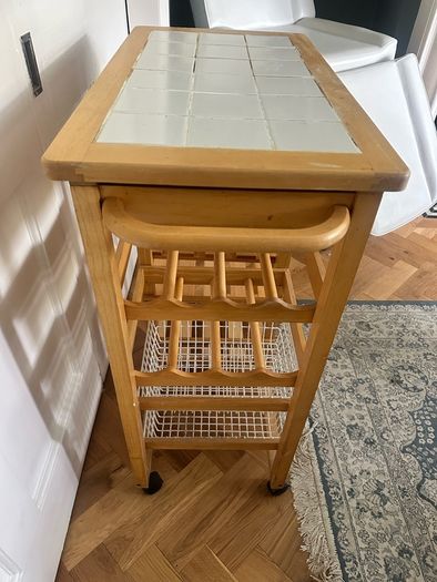 Bamboo Kitchen Trolley