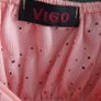 VIGO pretty pink ruffle skirt and crop top co-ord Sz 8UK Image 3