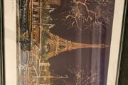 Framed Eiffel Tower Print
