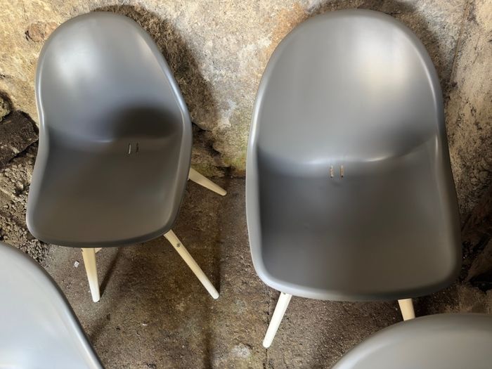 Chairs - Ikea Fanbyn style chairs with wooden legs