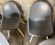 Chairs - Ikea Fanbyn style chairs with wooden legs
