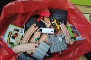 Wooden toy track