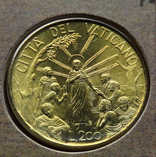 Vatican Pope John Paul II vintage 1999 original UNC coins set