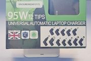 2026 Automatic Sumvision 95W Universal 95W Power Adapter With 12Tips DC (Updated S.tyle) / Charger for Laptops.