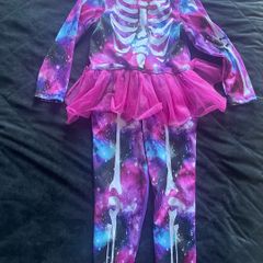 Halloween Fancy Dress Skeleton Costume 7-8