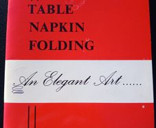 Table Napkin Folding - Josephine Ive