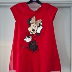 H&M red Minnie dress 6-7 years