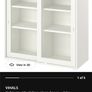 Glass sliding door cabinet (Ikea Vihals) Image 6