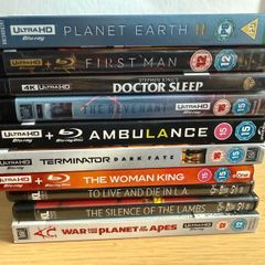 4K and Blu Rays for Sale