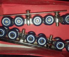 Wheels Roller draw rail hanging