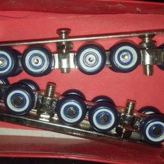 Wheels Roller draw rail hanging
