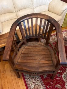 Solid wood chair