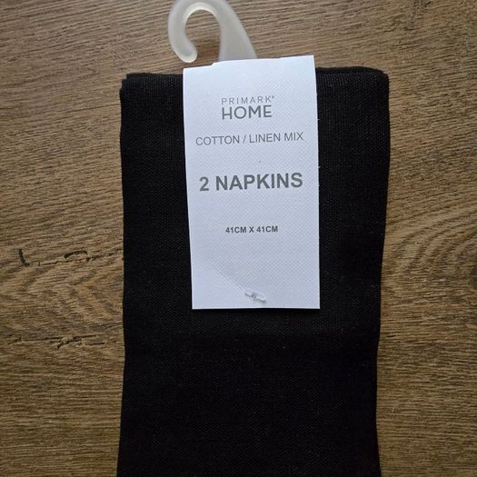 Two Black Halloween napkins
