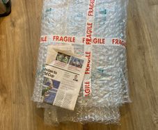 Fred bubble wrap for collection