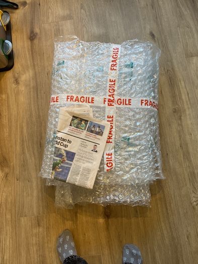 Fred bubble wrap for collection
