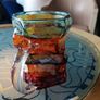 Stack of books design glass mug Image 4