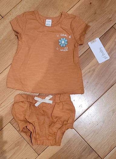 PL Baby Pale Teracotta Top & Pants Set Age 6 Months