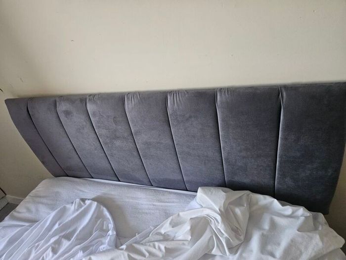 double bed grey