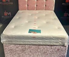 Brand New Stylish King Size Divan Beds. Multiple Headboard Designs. Storage Drawers And Tufted Memory Foam Mattresses Available