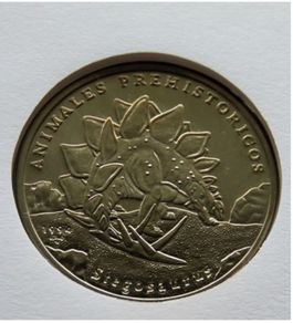 Stegosaurus Dinosaur Rare Cuba coin stamp cover