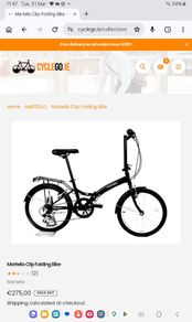 Bicycle foldup  martello