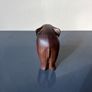 Hand carved wooden elephant Image 4