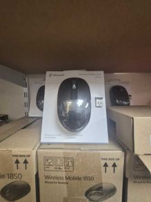 Microsoft 1850 3 Button Wireless Mobile Mouse - Black