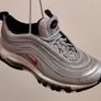 Nike Air Max 97 OG Silver Bullet (2022) Size UK-4.5/EUR-37.5 Model: 918890-001 Metallic Silver/Varsity Red-White-Black-2022 Image 2