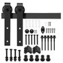6ft Barn Door Rail, Handles, Locks and Floor Guides Image 4