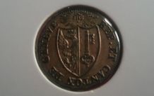 Switzerland Canton of Geneva 1825 1and half Sol BILLON