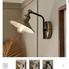 Inlight Bureau Satin Nickel Wired LED Wall light