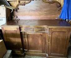 Victorian mahogany sideboard. C 1895