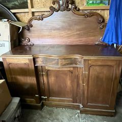 Victorian mahogany sideboard. C 1895