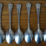 6 silver Coffee spoons Image 3