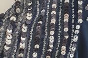 MAYA Maternity navy embellished layered dress Sz 16