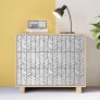 Geometric Pattern Modern Minimalist Wallpaper Herringbone Black White Vinyl Self Adhesive Decorative (MULTIPLE SIZES) Image 5