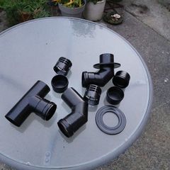 Pellet stove pipe  flue kit