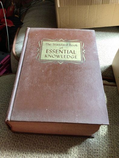 The Standard  Book of Essential Knowledge large hardcover book