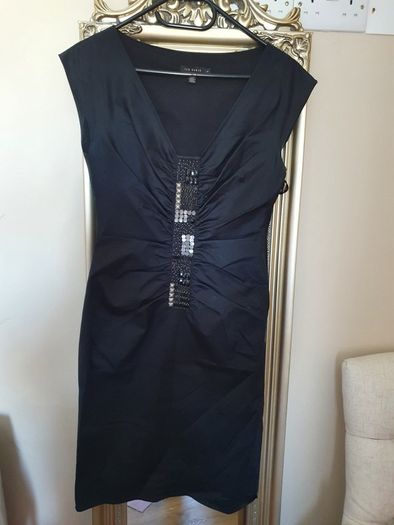 dress ted baker classic black size 1
