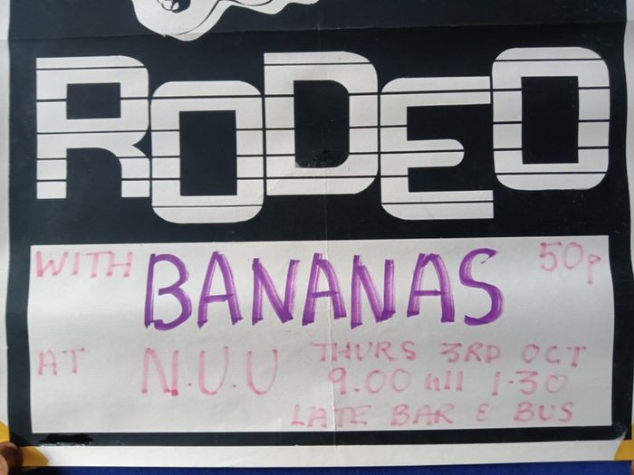 A Gig Poster of the Rock Band Rodeo