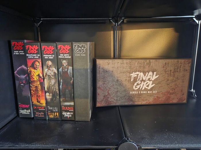 Final Girl board game with playmat