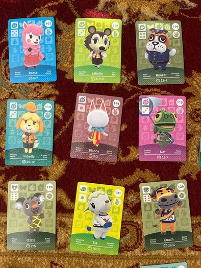 Series 2 Animal Crossing Amiibo Cards