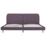 Bed Frame Taupe Fabric 150x200 cm Image 6