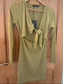 Lime green dress size 12