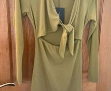 Lime green dress size 12