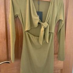 Lime green dress size 12
