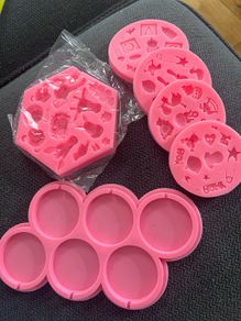 Assorted cake moulds
