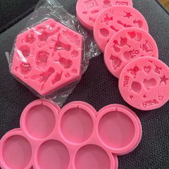 Assorted cake moulds