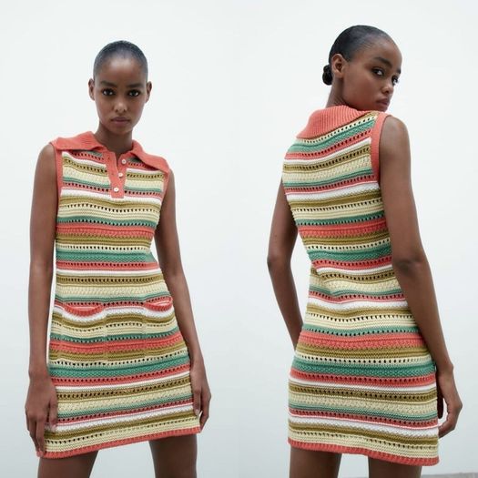 zara viral knit dress